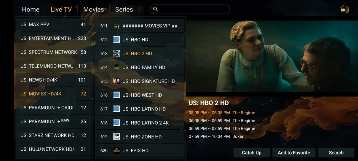 IPTV Totaal interface preview 1