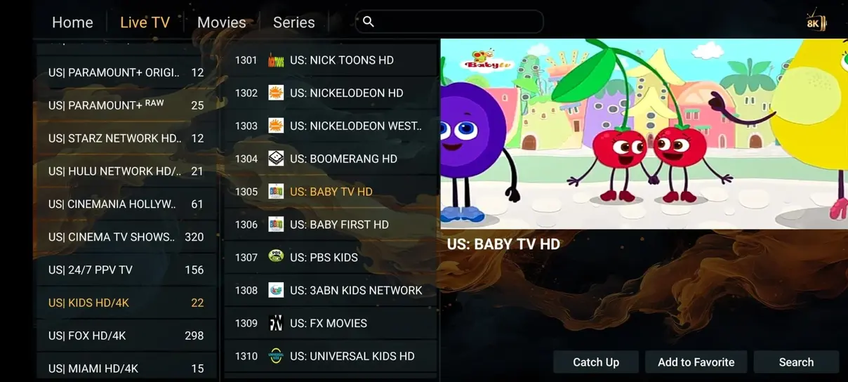 IPTV Totaal interface preview 3