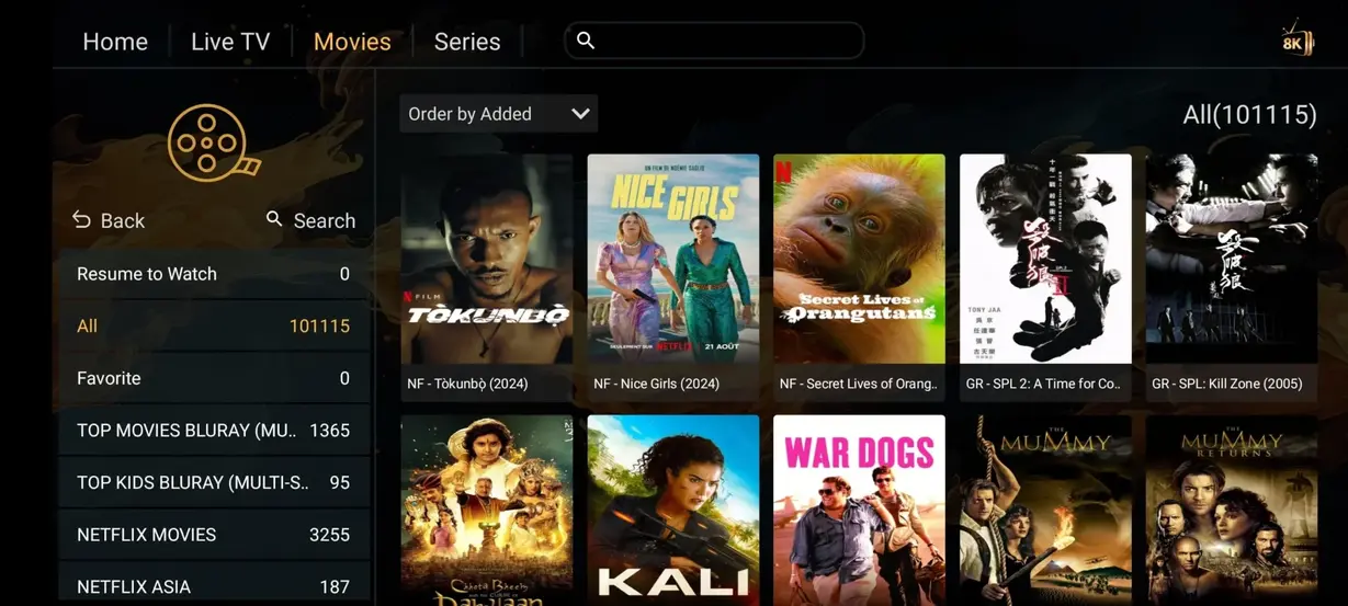 IPTV Totaal interface preview 5