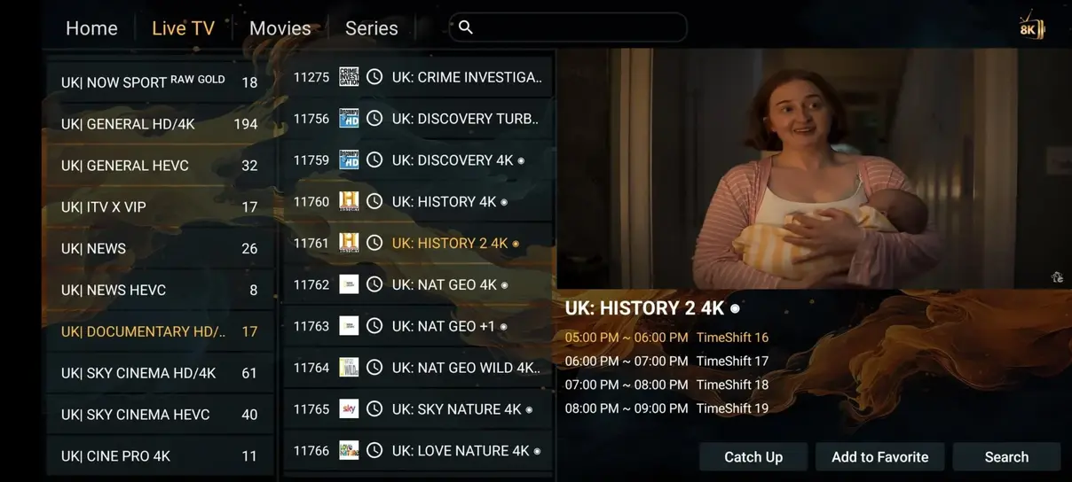 IPTV Totaal interface preview 7