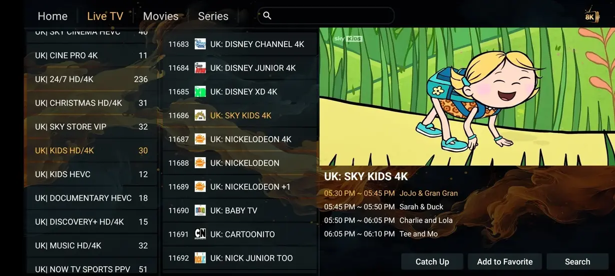 IPTV Totaal interface preview 8